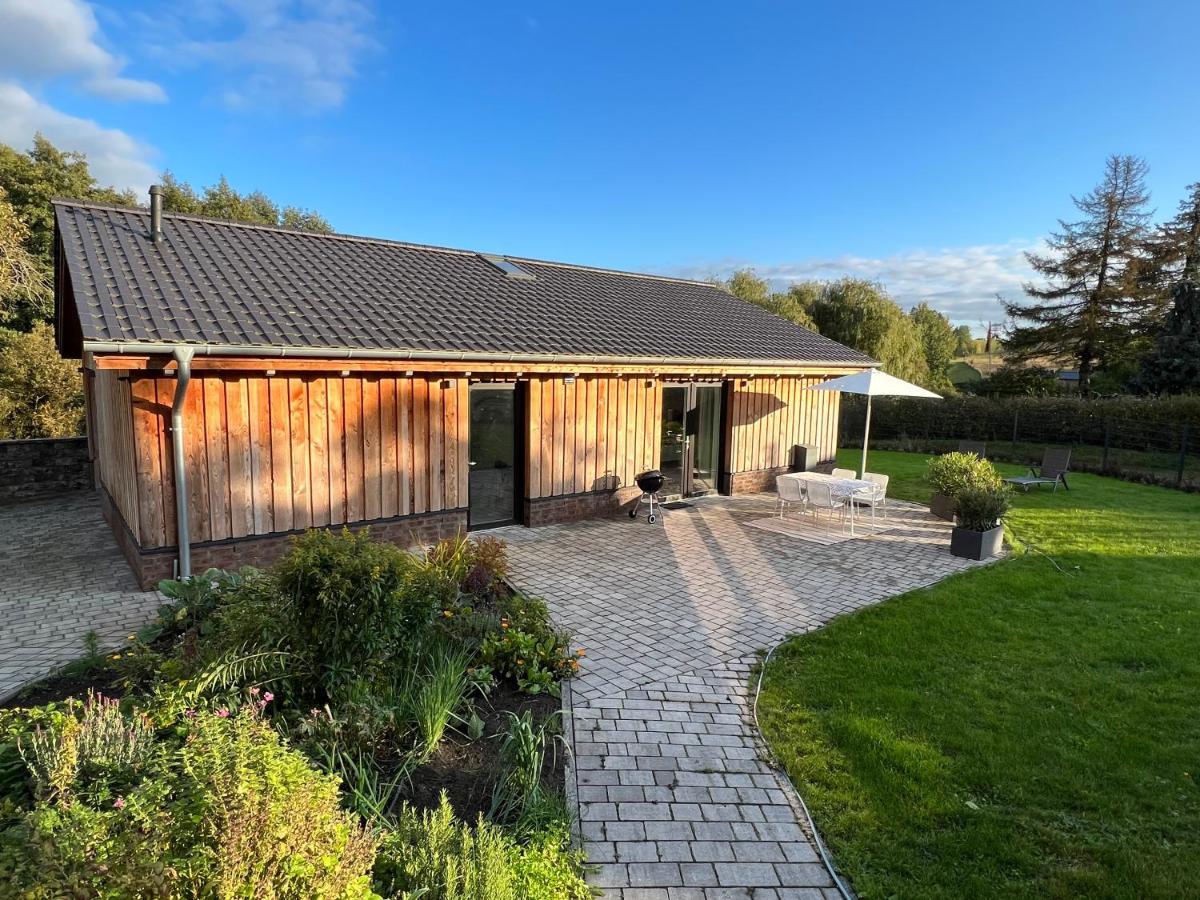 Ferienhaus Auszeit Mit Sauna Schwarz Exteriör bild