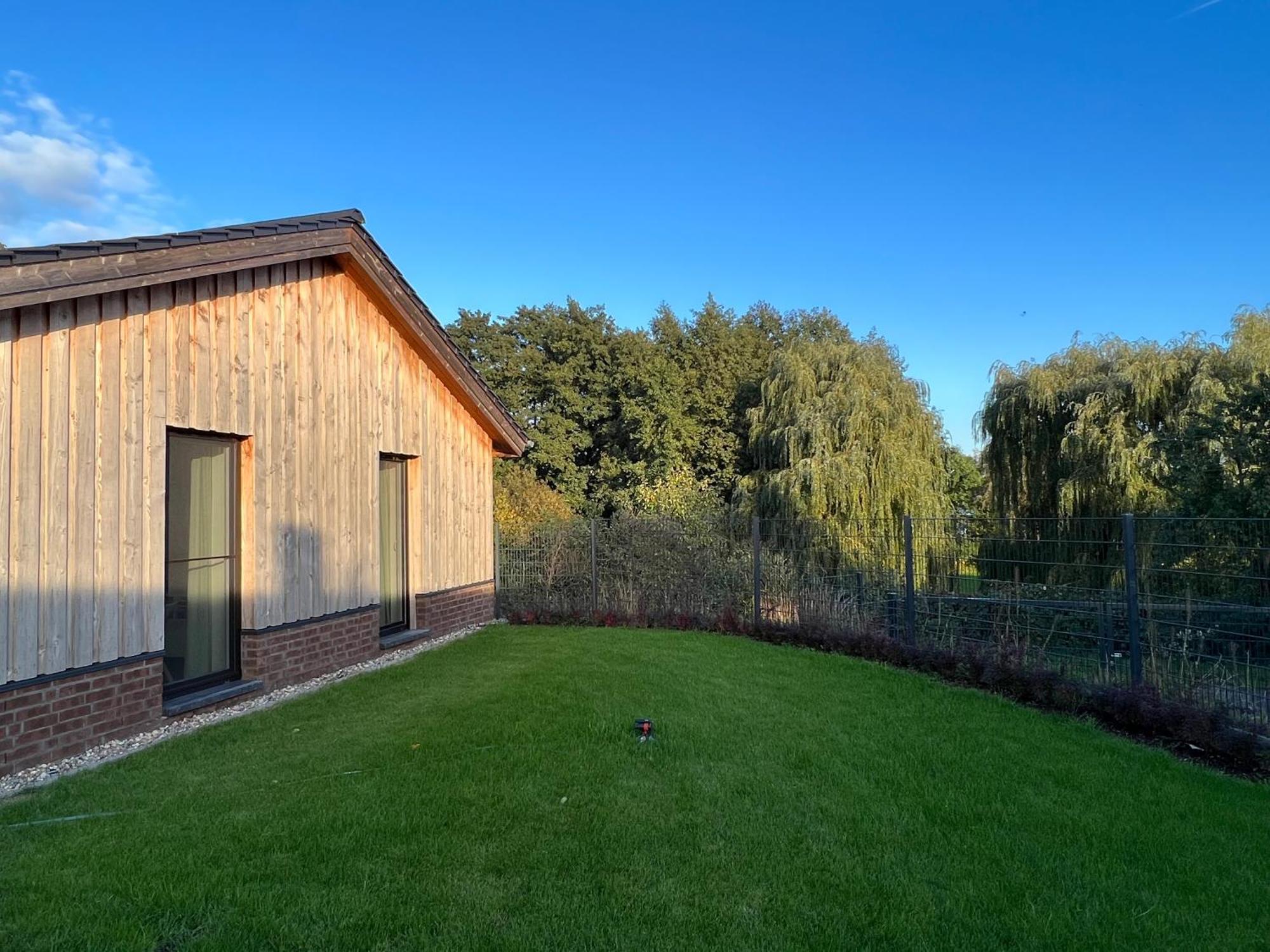 Ferienhaus Auszeit Mit Sauna Schwarz Exteriör bild