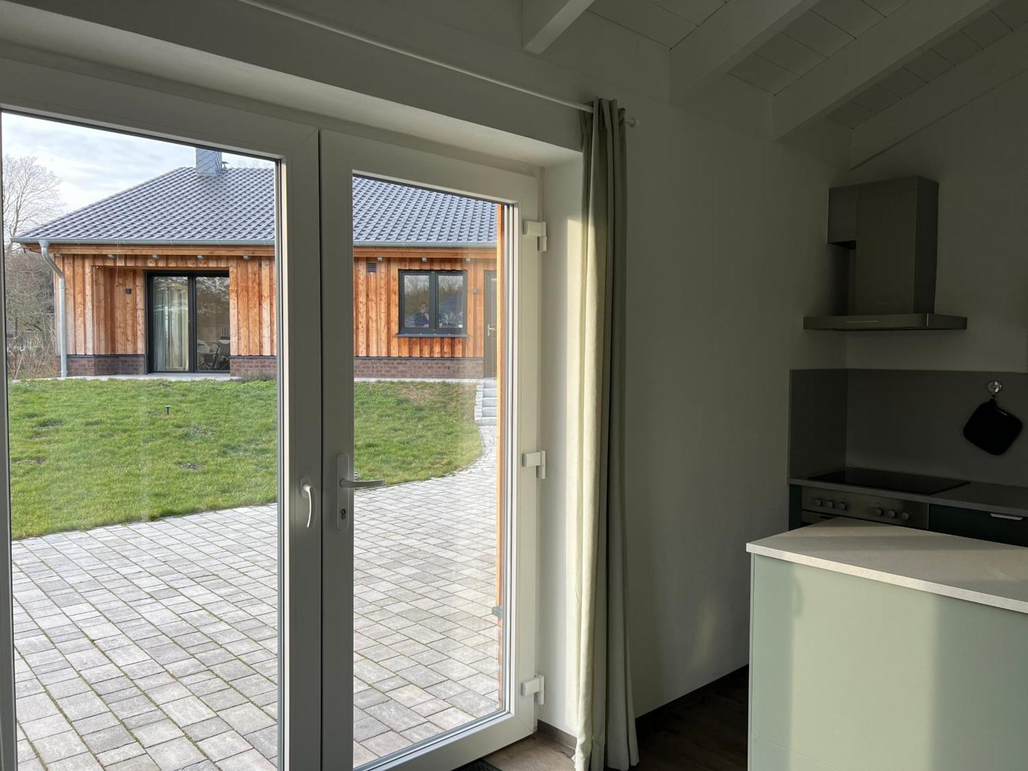 Ferienhaus Auszeit Mit Sauna Schwarz Exteriör bild